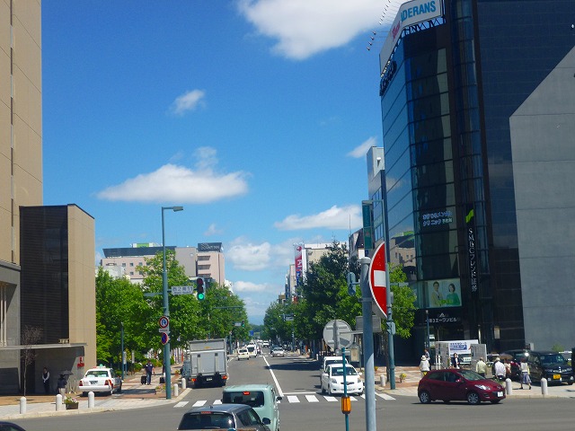 帯広駅前風景（平成27年7月）